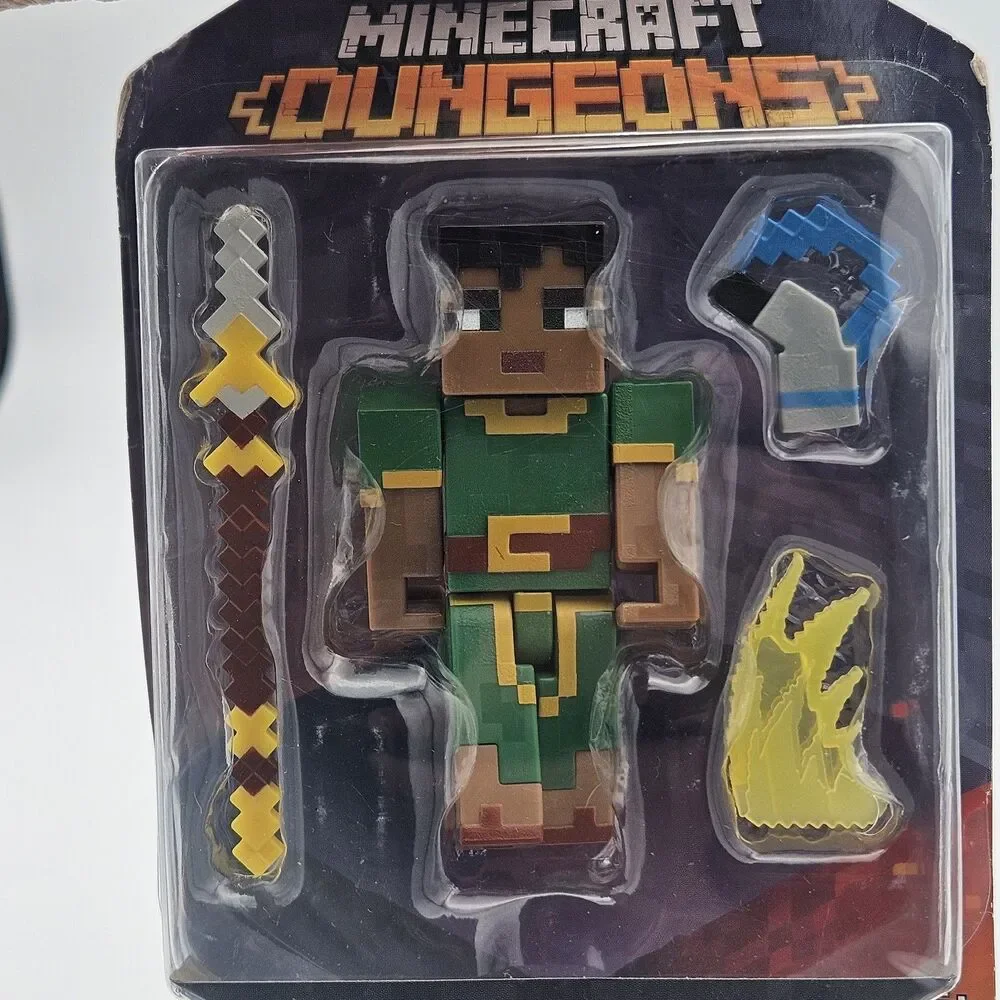 Minecraft Alex Jade Dungeons Mattel Figure Lot Nether Mini Figures New
